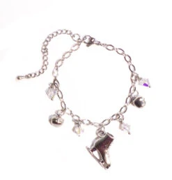 Ice Skating Jewelry - Bracelet With Clear Charms -Figure Skating Equipment Shop 01 71666.1559075083