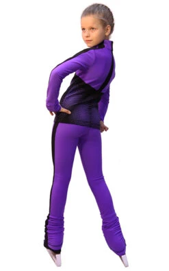 IceDress Figure Skating Outfit - Thermal - Jump (Purple With Black Stripes) -Figure Skating Equipment Shop 082530ecf546 00280 53983 49452 49705 37523 94496.1582448121