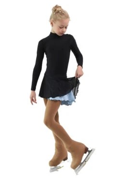IceDress - Figure Skating Skirts - Harmony (Black With Pearl Blue ) -Figure Skating Equipment Shop 0b57076c570d 50500 13808 45822.1582513409