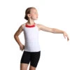IceDress - Two-color Figure Skating Cami Top (White And Red) -Figure Skating Equipment Shop 1.1672310382 59940.1672314438