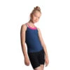 IceDress - Two-color Figure Skating Cami Top (Dark Blue And Fuchsia) -Figure Skating Equipment Shop 1.1672310719 73898.1672314477