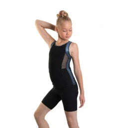 Icedress - Racerback Tank And Shorts (Black And Emerald) -Figure Skating Equipment Shop 1.1672313741 48220.1672314822