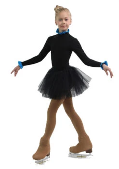 IceDress - Thermal Body (Black With Blue Flounce) -Figure Skating Equipment Shop 12308d57c497 43142 06045 39794.1582521396