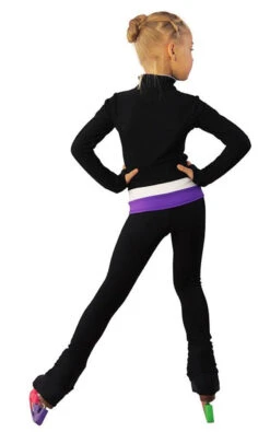 IceDress Figure Skating Outfit - Thermal - Tutti Frutti(Black, Purple, White) -Figure Skating Equipment Shop 15881293018a 06530 18521 59017.1582434020