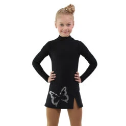 IceDress - Figure Skating Skirts - Rogue (Black With Big Butterfly ) -Figure Skating Equipment Shop 16d7a2e373a0 54883 71583 42347.1582519598
