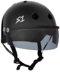 S1 Lifer Visor Helmet - GEN 2 - Black Gloss W/ Tint Visor