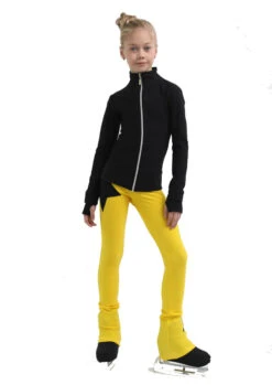 IceDress Figure Skating Jacket - Thermal - Disco Dance (Black With Yellow) -Figure Skating Equipment Shop 1 34666 32130 91925.1582516705