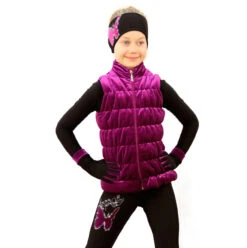 IceDress Figure Skating Vest - Thermal - Velvet (Fuchsia) -Figure Skating Equipment Shop 1 36653 61639 43669.1582487709