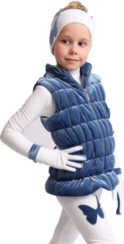 IceDress Figure Skating Vest - Thermal - Velvet (Dolphin) -Figure Skating Equipment Shop 1 41862 48434 32336.1582509984