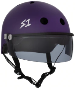 S1 Lifer Visor Helmet - GEN 2 - Purple Matte W/ Tint Visor
