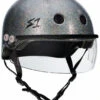 S1 Lifer Visor Helmet - Gen 2 - Silver Gloss Glitter W/ Clear Visor 2 S1 Lifer Visor Helmet - Gen 2 - Silver Gloss Glitter W/ Clear Visor -Figure Skating Equipment Shop 1 52366.1576796667