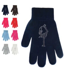Magic Gloves With Rhinestones