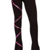 Criss Cross Poly/Spandex Party Pink Ice Skating Pants -Figure Skating Equipment Shop 1 74685.1667940553