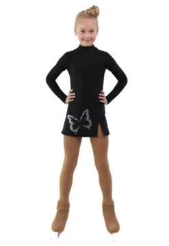 IceDress - Figure Skating Skirts - Rogue (Black With Big Butterfly ) -Figure Skating Equipment Shop 1c44e22b2899 38119 03947 15795.1582519598