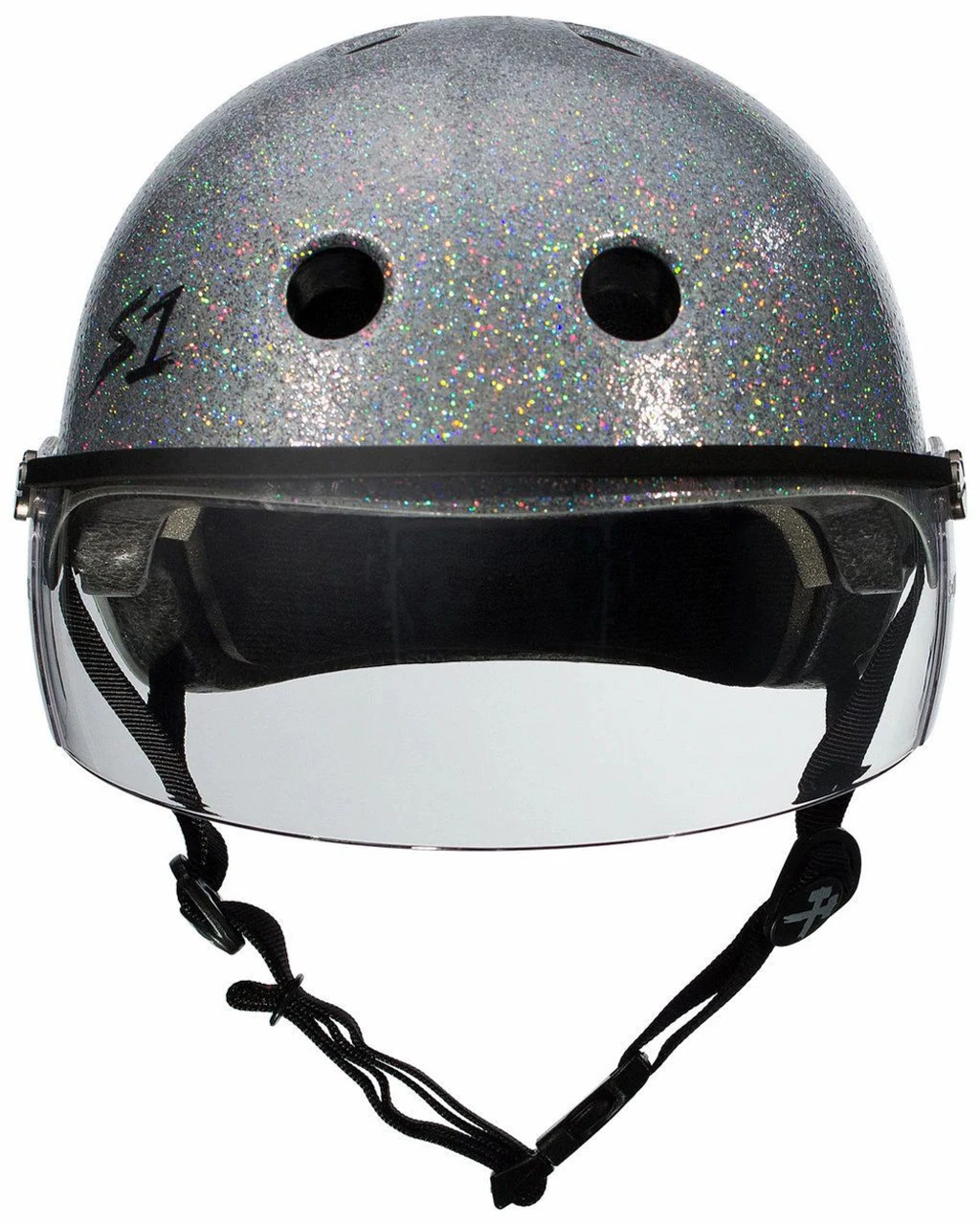 S1 Lifer Visor Helmet - Gen 2 - Silver Gloss Glitter W/ Clear Visor 5 S1 Lifer Visor Helmet - Gen 2 - Silver Gloss Glitter W/ Clear Visor - Image 3