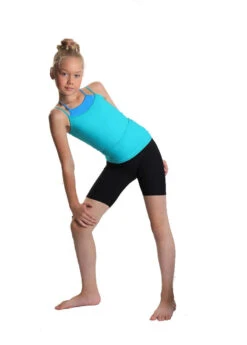 IceDress - Two-color Figure Skating Cami Top (Turquoise And Blue) -Figure Skating Equipment Shop 2.1672310425 37387.1672314446