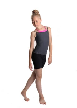 IceDress - Two-color Figure Skating Cami Top (Grey And Pink) -Figure Skating Equipment Shop 2.1672310757 15672.1672314484
