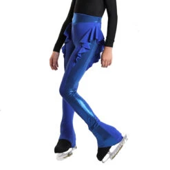 IceDress -Figure Skating Thermal Figure Skating Pants - Galaxy (Cornflower) -Figure Skating Equipment Shop 2.1672310904 02710.1672314515