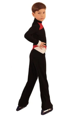 IceDress - Figure Skating Training Overalls For Boys - Skating (Black,Red And White) -Figure Skating Equipment Shop 20186532feff 06830 57353.1582465312