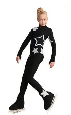 IceDress Figure Skating Outfit - Thermal - Star Sky (Black With Silver) -Figure Skating Equipment Shop 234cf63d2bd4 04605.1600954821