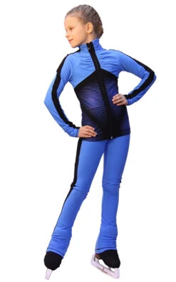 IceDress Figure Skating Outfit - Thermal - Jump (Blue With Black Stripes) -Figure Skating Equipment Shop 23a9a73f49e8 03598 56909 23114 64259 59340 30417.1582448040