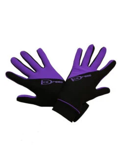 Icedress - Two Color Thermal Figure Skating Gloves "IceDress-Sport" (Black And Purple) -Figure Skating Equipment Shop 24346be74331 30900.1642802475