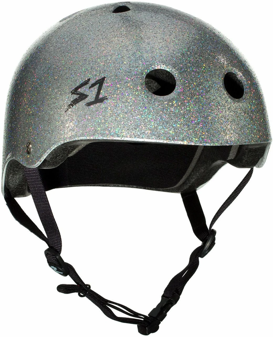 S1 Lifer Helmet - Silver Gloss Glitter 3 S1 Lifer Helmet - Silver Gloss Glitter