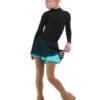 IceDress - Figure Skating Skirts - Harmony (Black With Turquoise ) -Figure Skating Equipment Shop 2827f357a918 34711 21466.1582473258