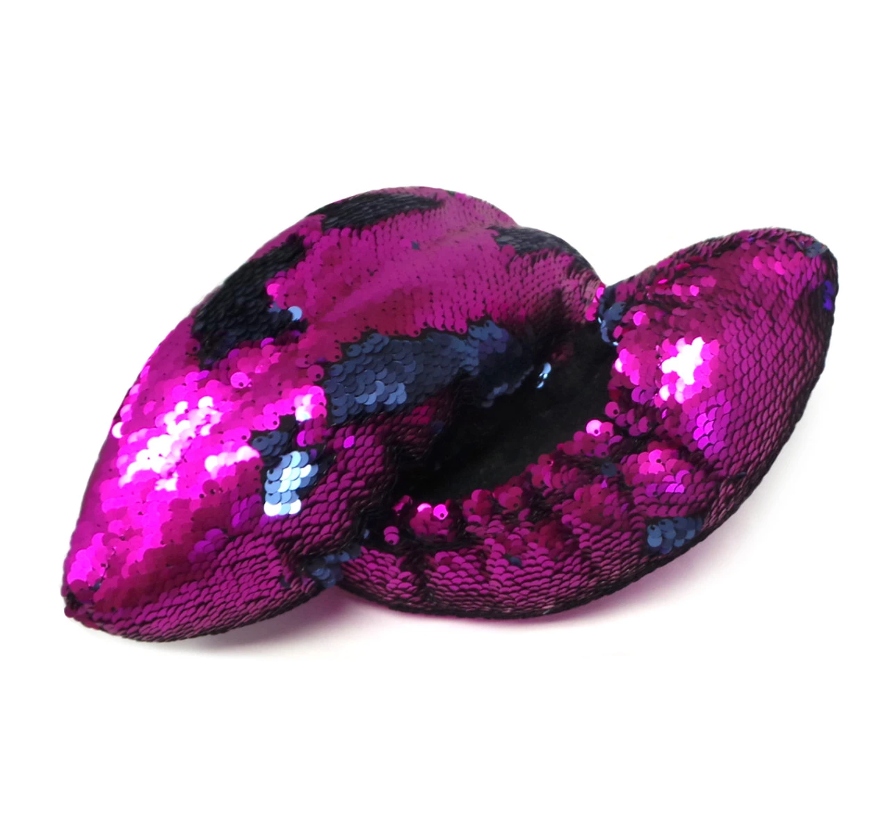 Kami So Mermaid Flip Sequin Figure Skating Soakers - Fuchsia, Dark Blue 4 Kami So Mermaid Flip Sequin Figure Skating Soakers - Fuchsia, Dark Blue - Image 2