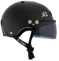 S1 Lifer Visor Helmet - GEN 2 - Black Gloss W/ Tint Visor -Figure Skating Equipment Shop 2 12496.1599744448