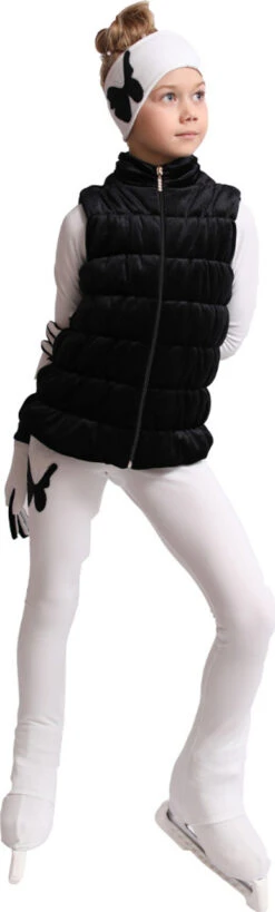 IceDress Figure Skating Vest - Thermal - Velvet (Black) -Figure Skating Equipment Shop 2 21055 42153 83494.1582461720