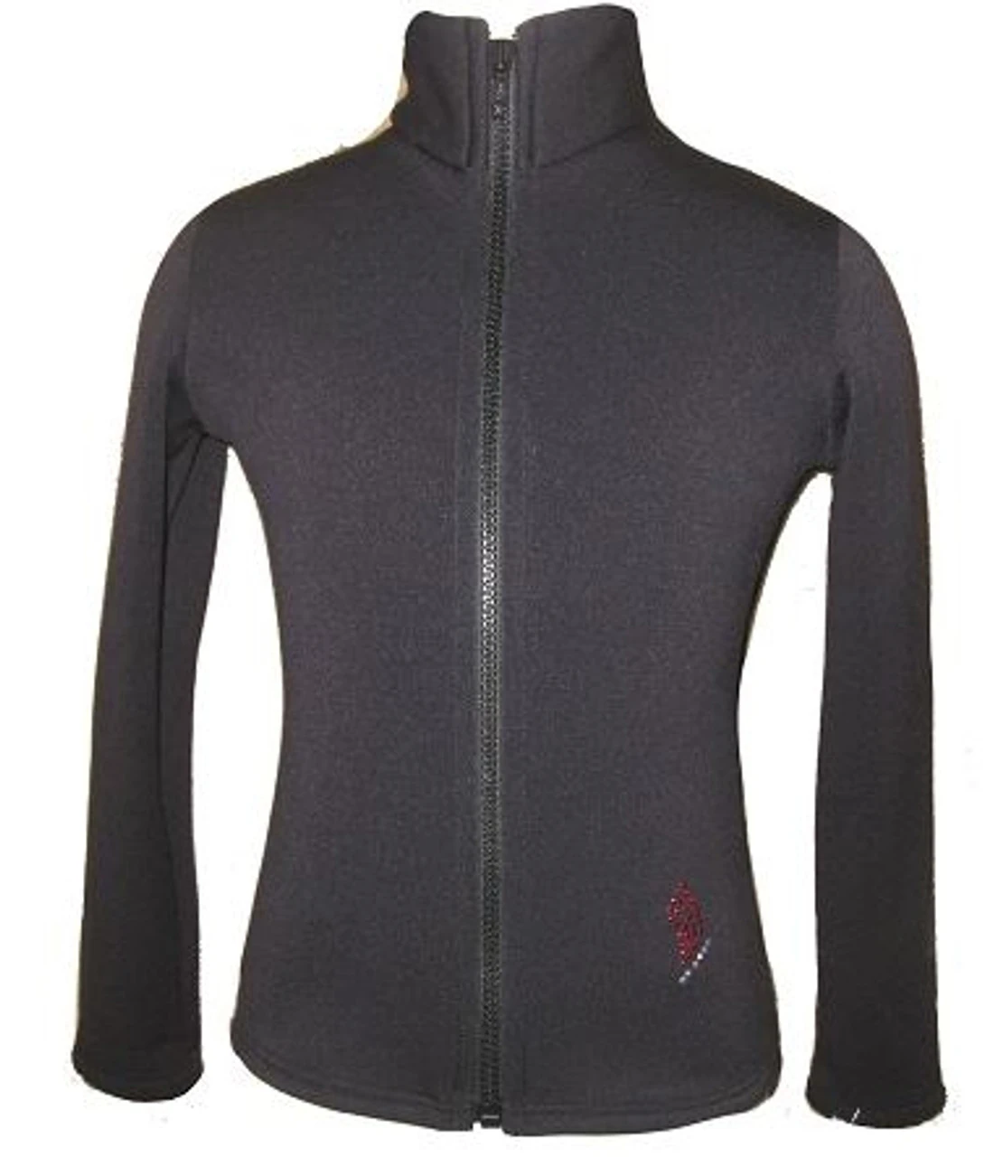 Ice Skating Jacket Personalized With Name And Rhinestone Applique - CJ101 4 Ice Skating Jacket Personalized With Name And Rhinestone Applique - CJ101 - Image 2