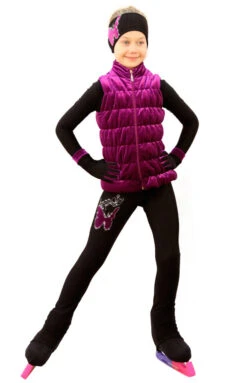 IceDress Figure Skating Vest - Thermal - Velvet (Fuchsia) -Figure Skating Equipment Shop 2 67392 34895 46278 82303.1582510593