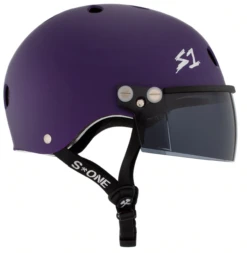 S1 Lifer Visor Helmet - GEN 2 - Purple Matte W/ Tint Visor -Figure Skating Equipment Shop 2 96000.1599744453