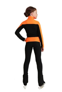 IceDress Figure Skating Jacket - Thermal - Bubble Gum (Black, Fluorescent Orange) -Figure Skating Equipment Shop 2fdeeba2a8de 97301 42226.1601498521