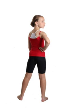 IceDress - Two-color Figure Skating Cami Top (Red And White) -Figure Skating Equipment Shop 3.1672310507 53195.1672314463