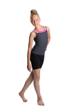 IceDress - Two-color Figure Skating Cami Top (Grey And Pink) -Figure Skating Equipment Shop 3.1672310759 44287.1672314484