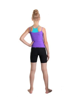 IceDress - Two-color Figure Skating Cami Top (Purple And Turquoise) -Figure Skating Equipment Shop 3.1672310794 03113.1672314491