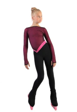 IceDress - Figure Skating Training Overalls - Vector (Pink) -Figure Skating Equipment Shop 3.1672311359 09586.1672314588
