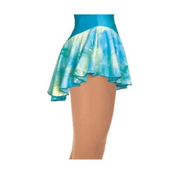 Jerry's 317 Glitter Tie Dye Figure Skating Skirts - Ocean
