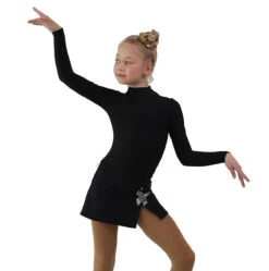IceDress - Figure Skating Skirts - Rogue (Black With Butterfly ) -Figure Skating Equipment Shop 358e2d13108f 73368 27311.1582441177