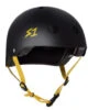S1 Lifer Helmet - Black Matte W/ Yellow Straps- Size XXXL Only (Refurbished) -Figure Skating Equipment Shop 3856c83aa756 09083 98227.1676063587