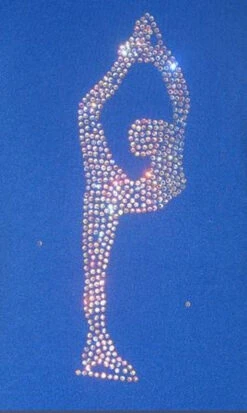 Blue Figure Skating Jacket With "Biellmann" Applique -Figure Skating Equipment Shop 3 20467.1667941062