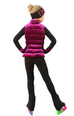 IceDress Figure Skating Vest - Thermal - Velvet (Fuchsia) -Figure Skating Equipment Shop 3 29794 72569 19778 50020.1582510593