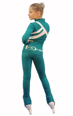 IceDress Figure Skating Outfit - Thermal - IceDress (Emerald With White) -Figure Skating Equipment Shop 3 90454 91897 66013.1582464989