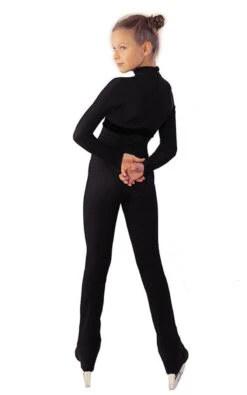 IceDress - Figure Skating Training Overalls -Style (Black With Velvet) -Figure Skating Equipment Shop 3bbfd026af60 35427 01214 88619.1582456717