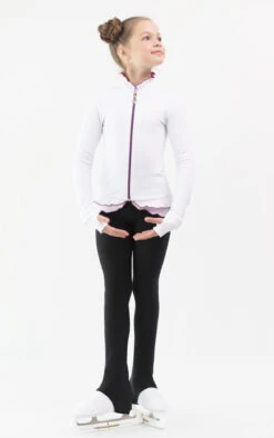 IceDress Figure Skating Outfit - Thermal - Minx (White, Purple, Black) -Figure Skating Equipment Shop 3cca36109158 22500 51143.1582487084