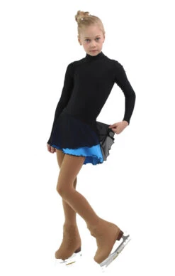 IceDress - Figure Skating Skirts - Harmony (Black With Blue ) -Figure Skating Equipment Shop 40c81f35b101 13993 70404 95367.1582511698