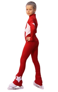 IceDress Figure Skating Outfit - Thermal - Star (with Pants) (Red With White) -Figure Skating Equipment Shop 40cc2ba78480 83431 70321 49908 40231 15517 54625.1582448143