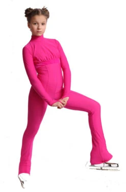 IceDress Figure Skating Overalls - Thermal - Style (Fuchsia With Velvet Trim) -Figure Skating Equipment Shop 4633da2a65d4 77772 59930 84055 21363.1582514375